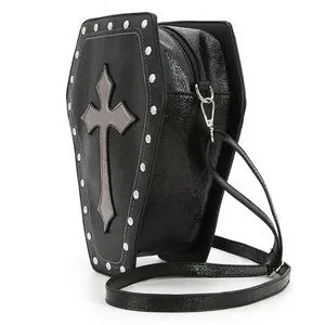 Metallic Cross Coffin Bag In Vinyl Wholesale Metallic Cross Coffin Bag in Vinyl for your store  main image 2